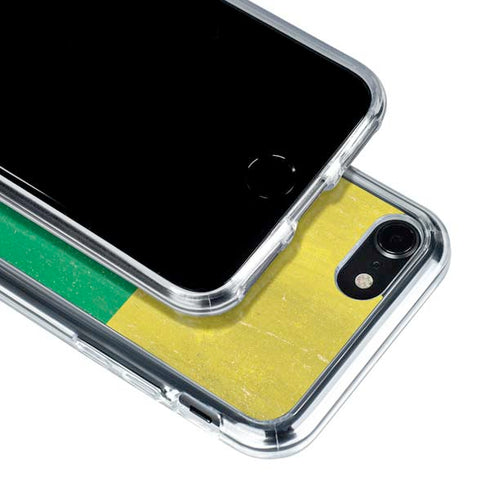 Lithuania Flag Distressed iPhone SE (2nd & 3rd Gen) Clear Case